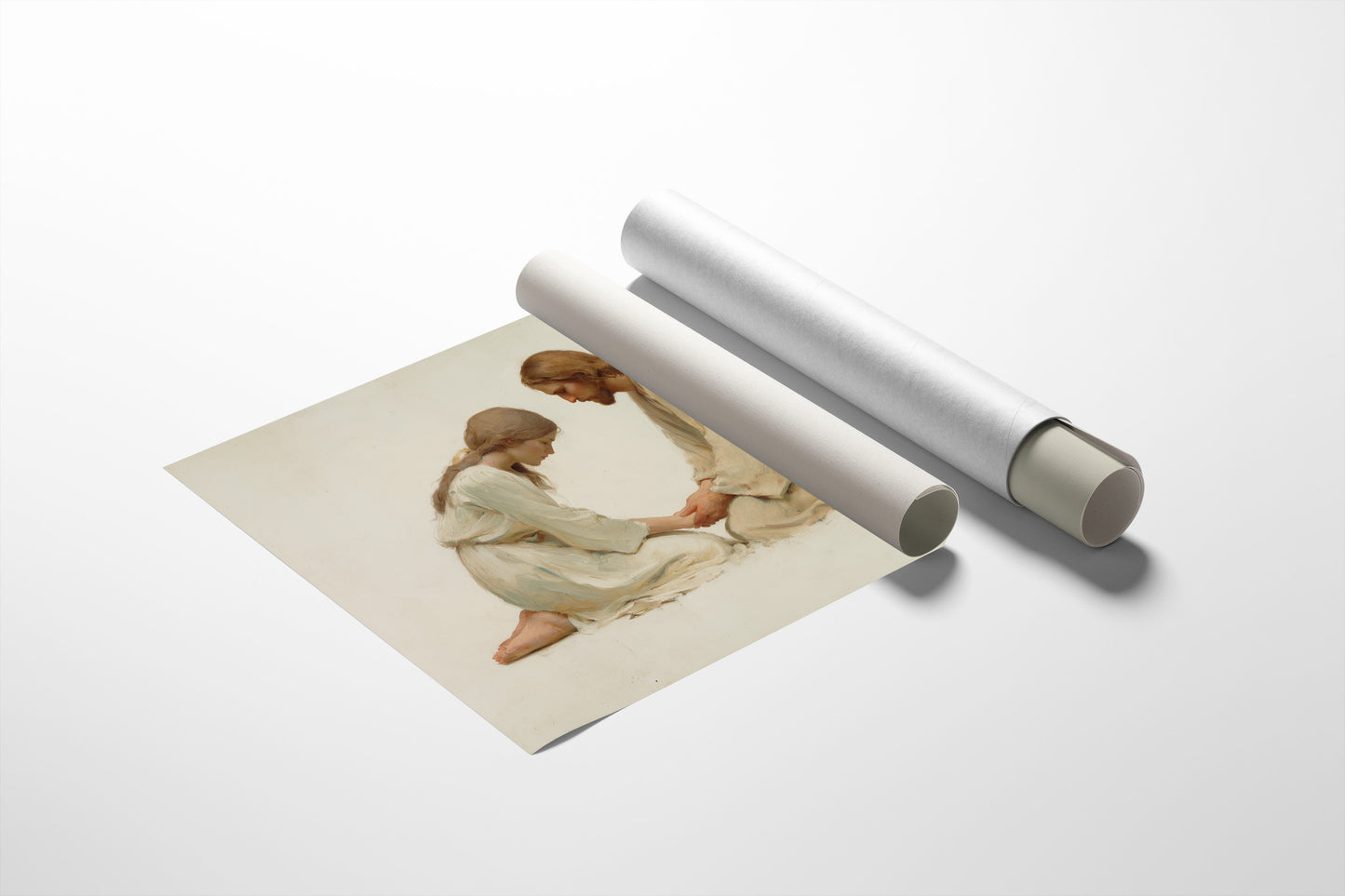 Whispered Devotion in Ivory Light