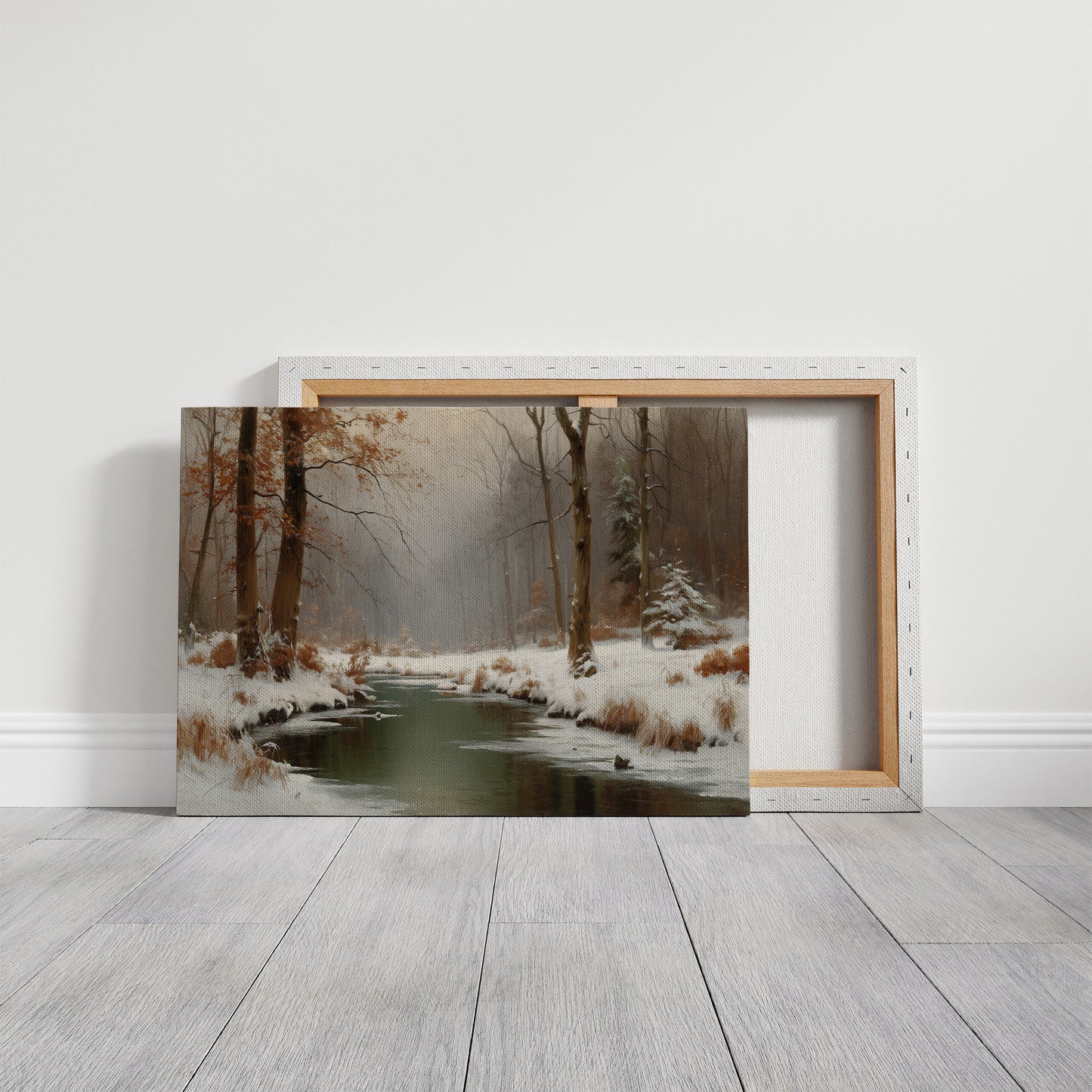 Winter Stream Carries Autumn's Memory