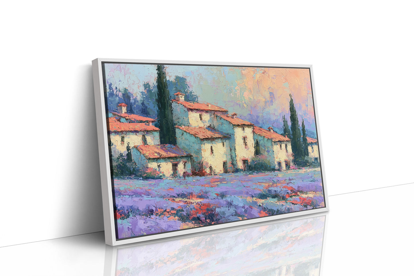 Lavender Fields, Tuscan Sunset
