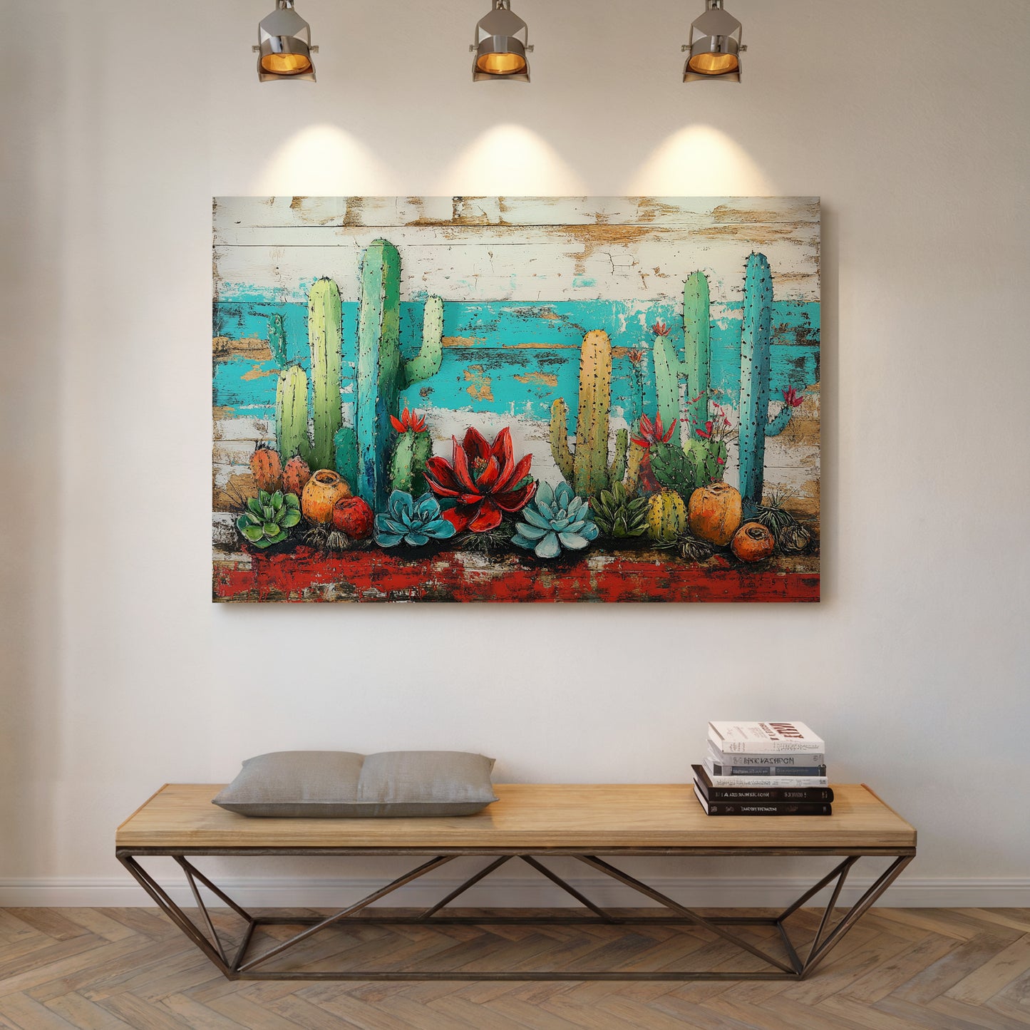 Desert Blooms Paint Turquoise Dreams