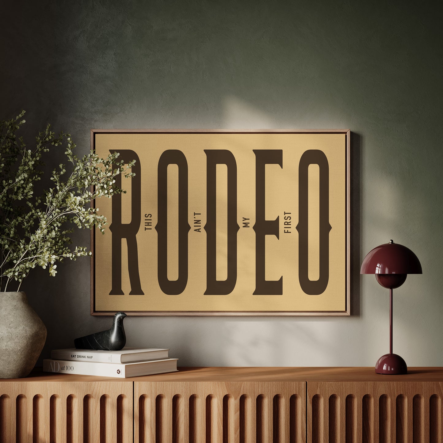 This Ain’t My First Rodeo Western Print