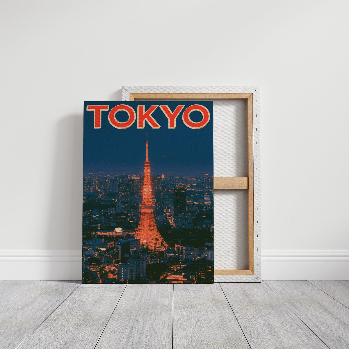 Tokyo Tower Twilight Skyline