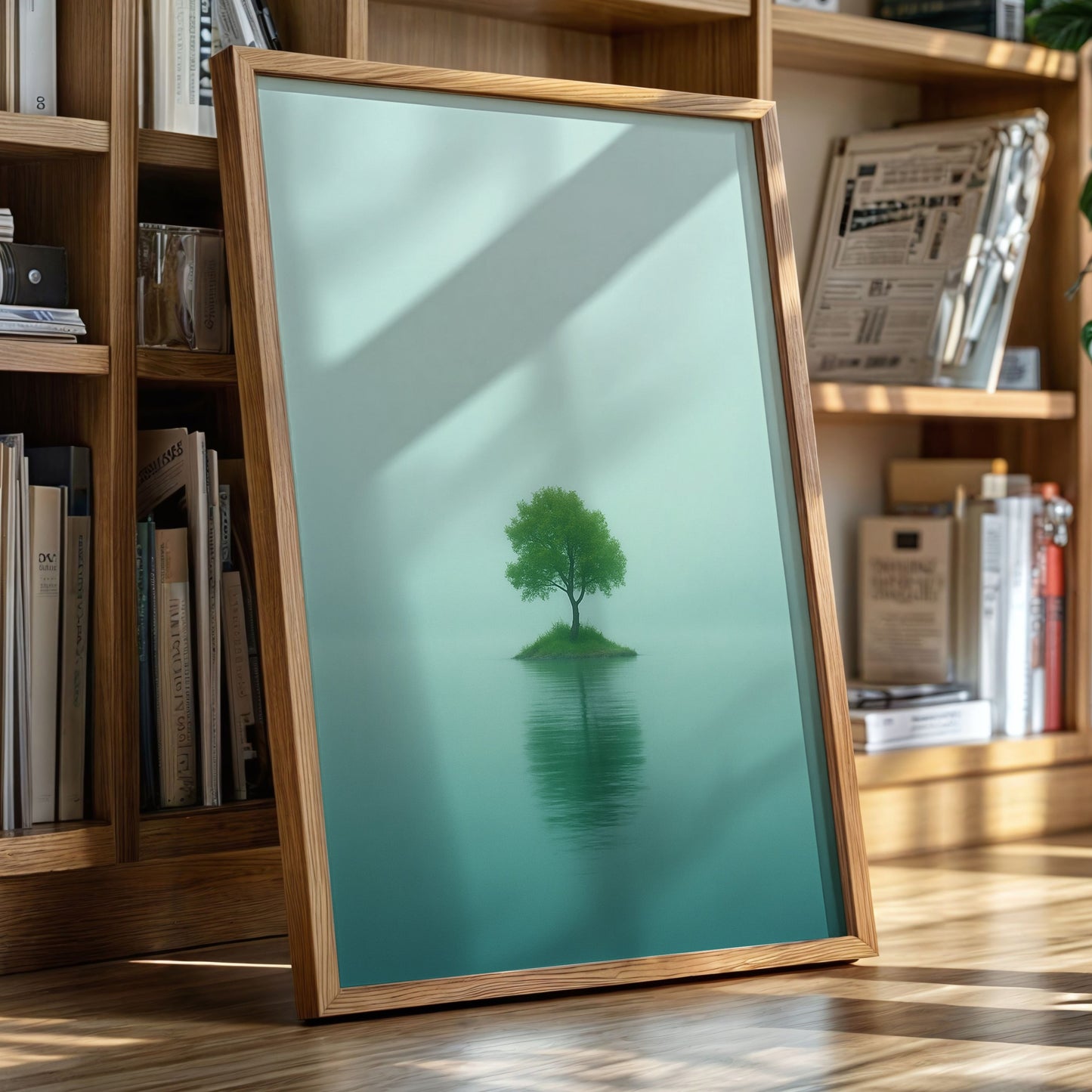 Solitary Tree in Mist