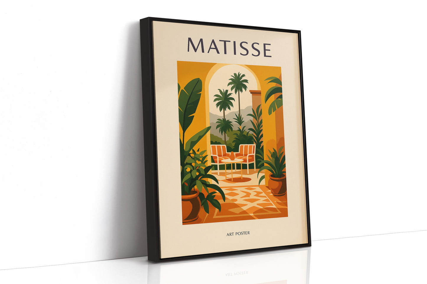 Tropical Archway in Matisse Style