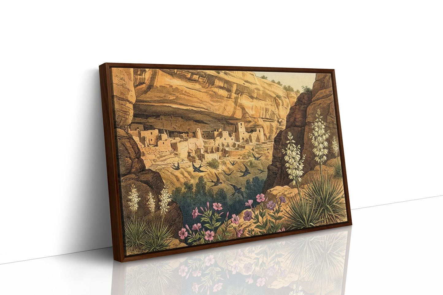 Swallows Over the Cliff Dwelling