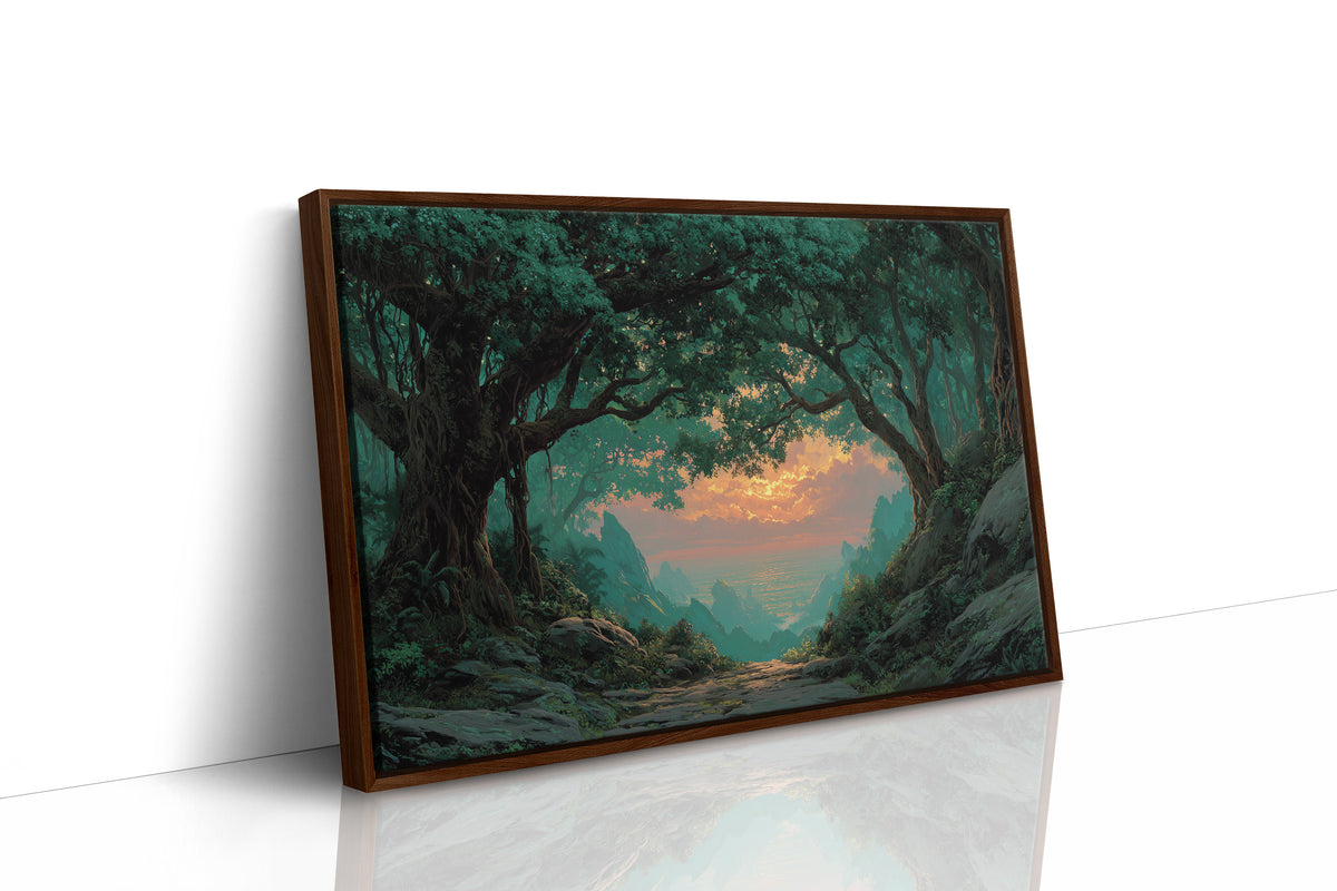 The Trees Framed It Themselves