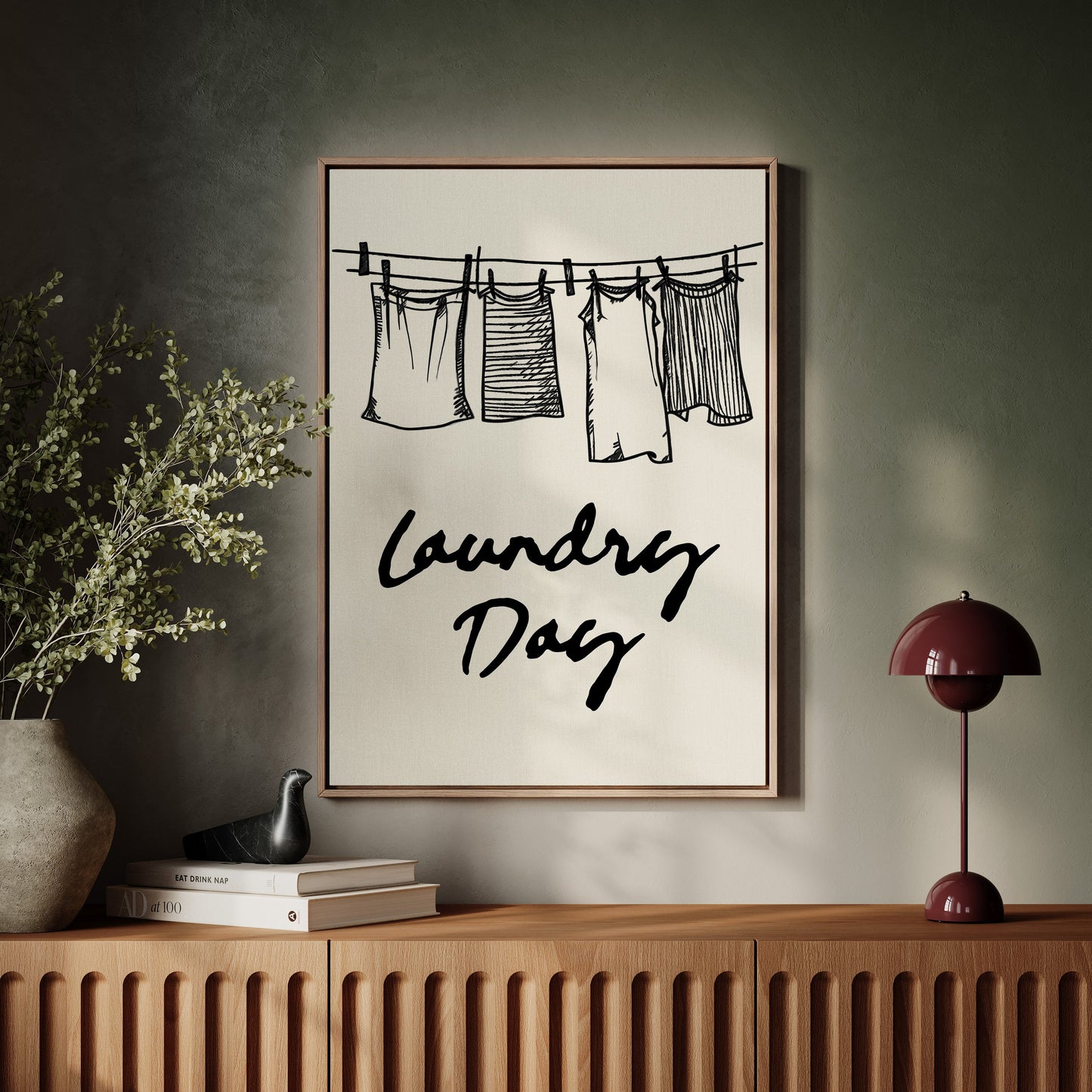 Clothespins Dance In Morning Light