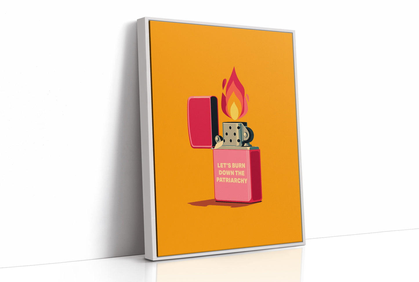 Let’s Burn Down the Patriarchy Art Print