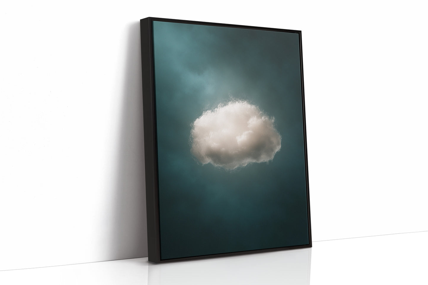 A Single Cloud in Emerald Light