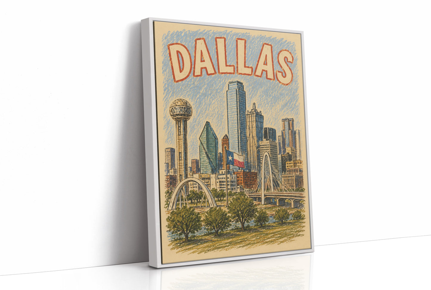 Dallas, Reunion Skyline