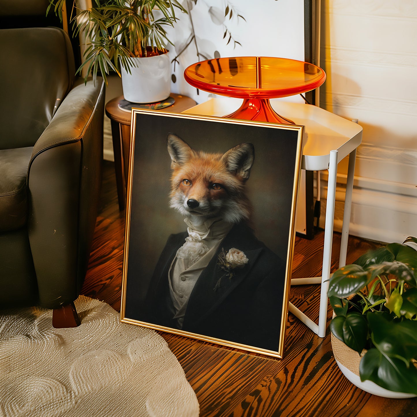 Regal Fox in Formal Attire