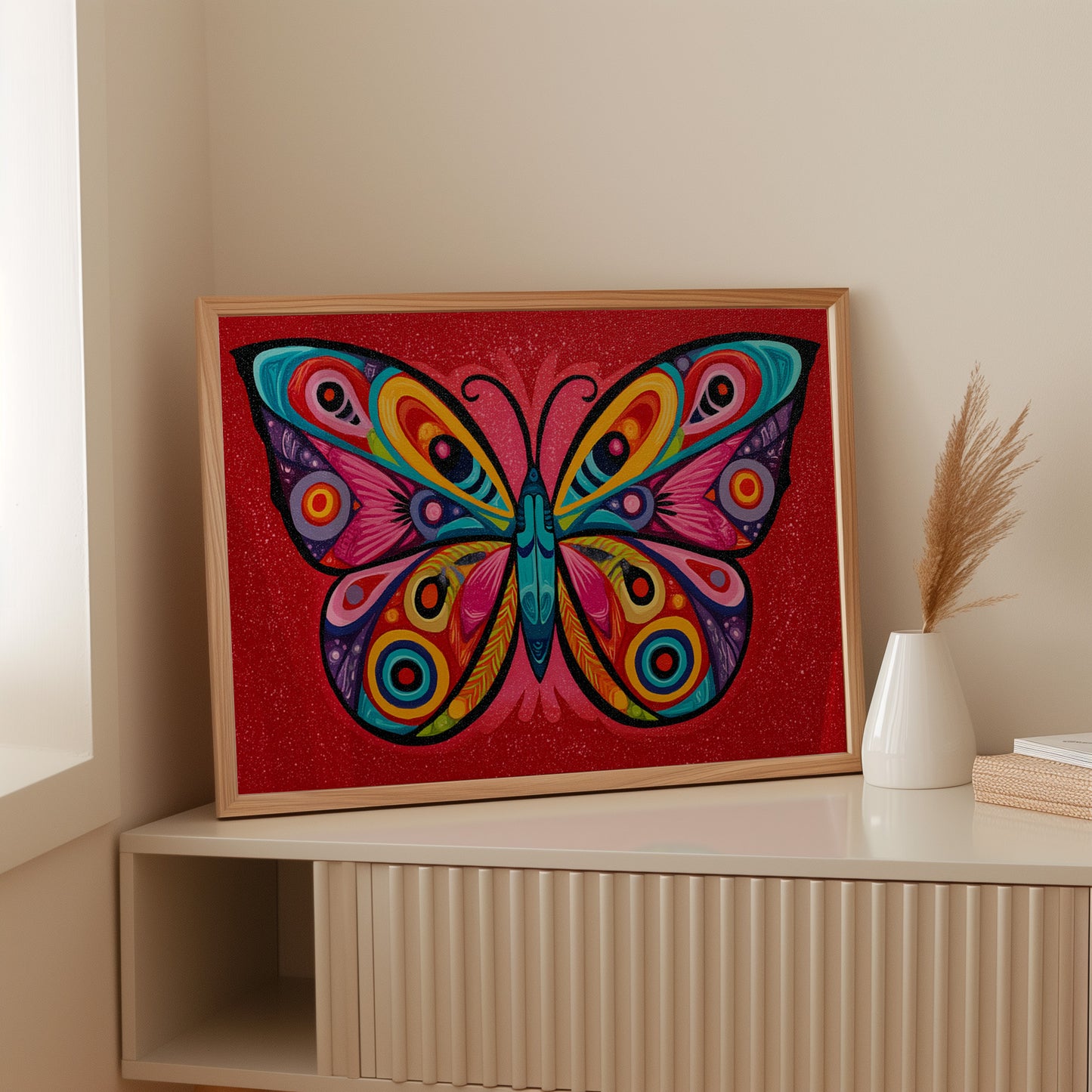 Colors Take Wing In Midnight Fire