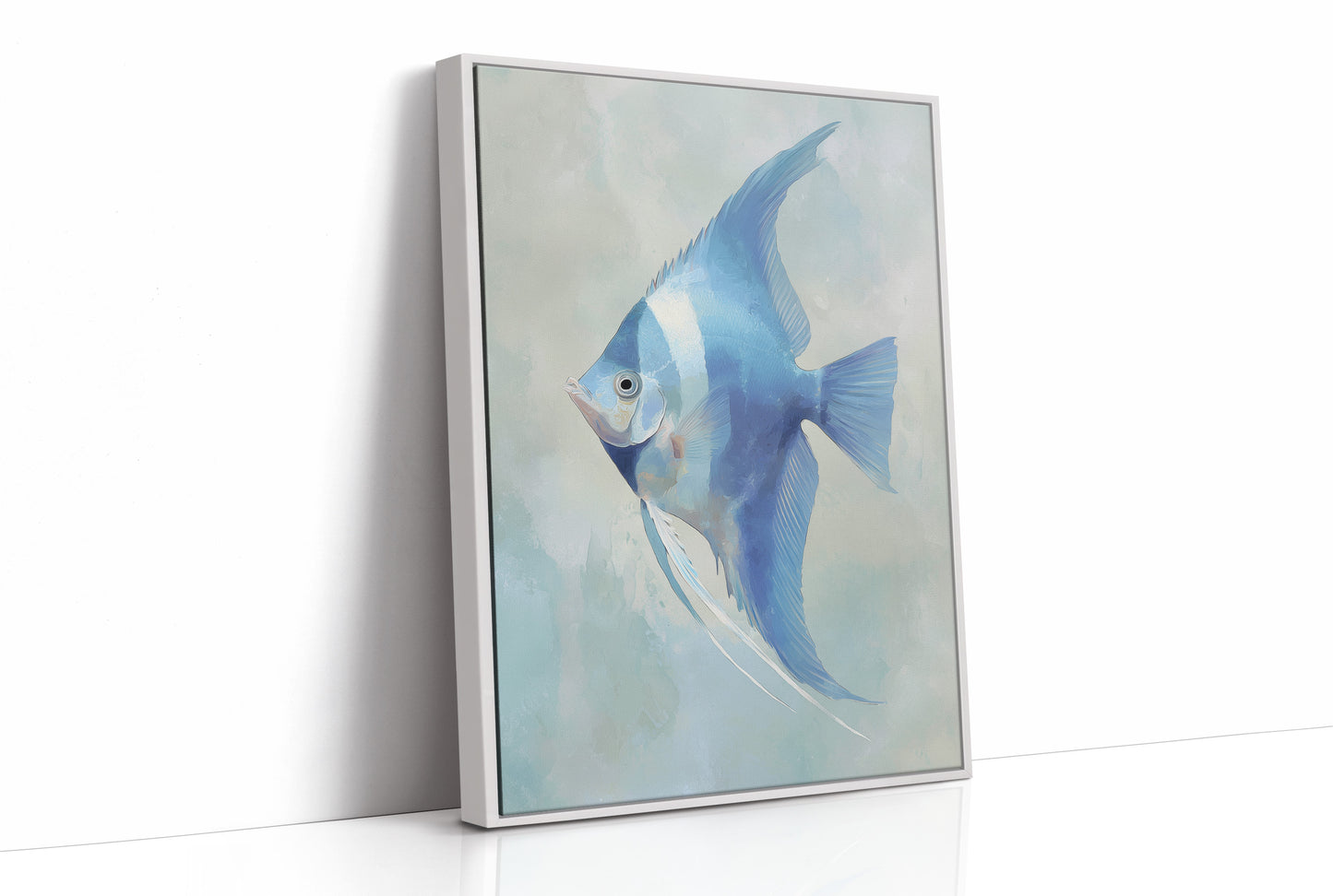 Azure Fins In Morning Light