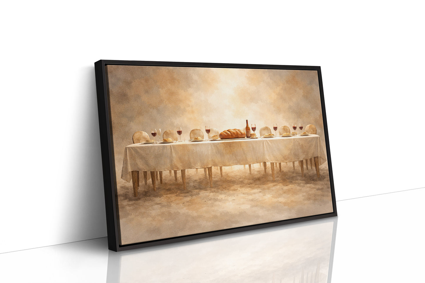 Communion Table Awaits Silent Guests
