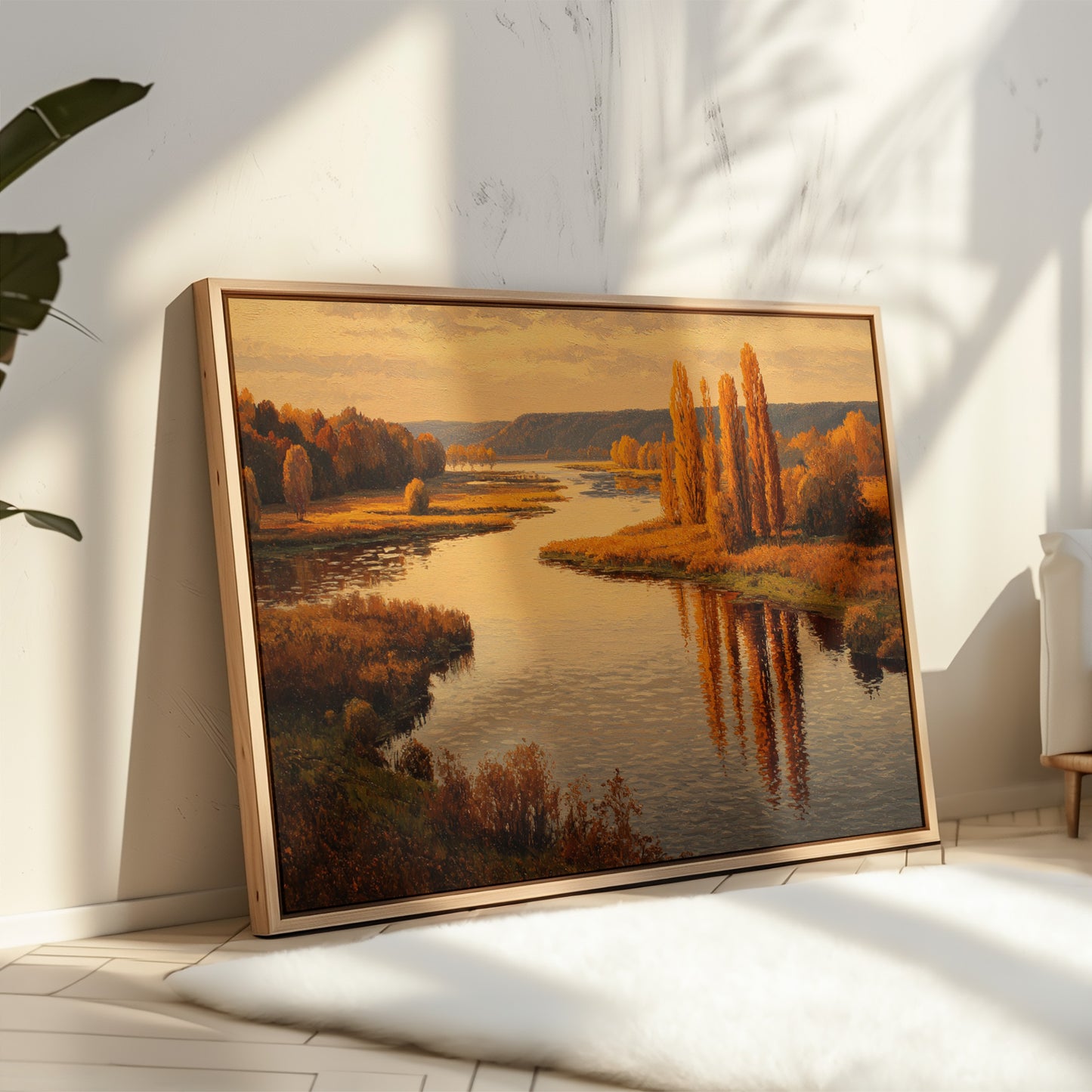 Golden Reflections at Dusk