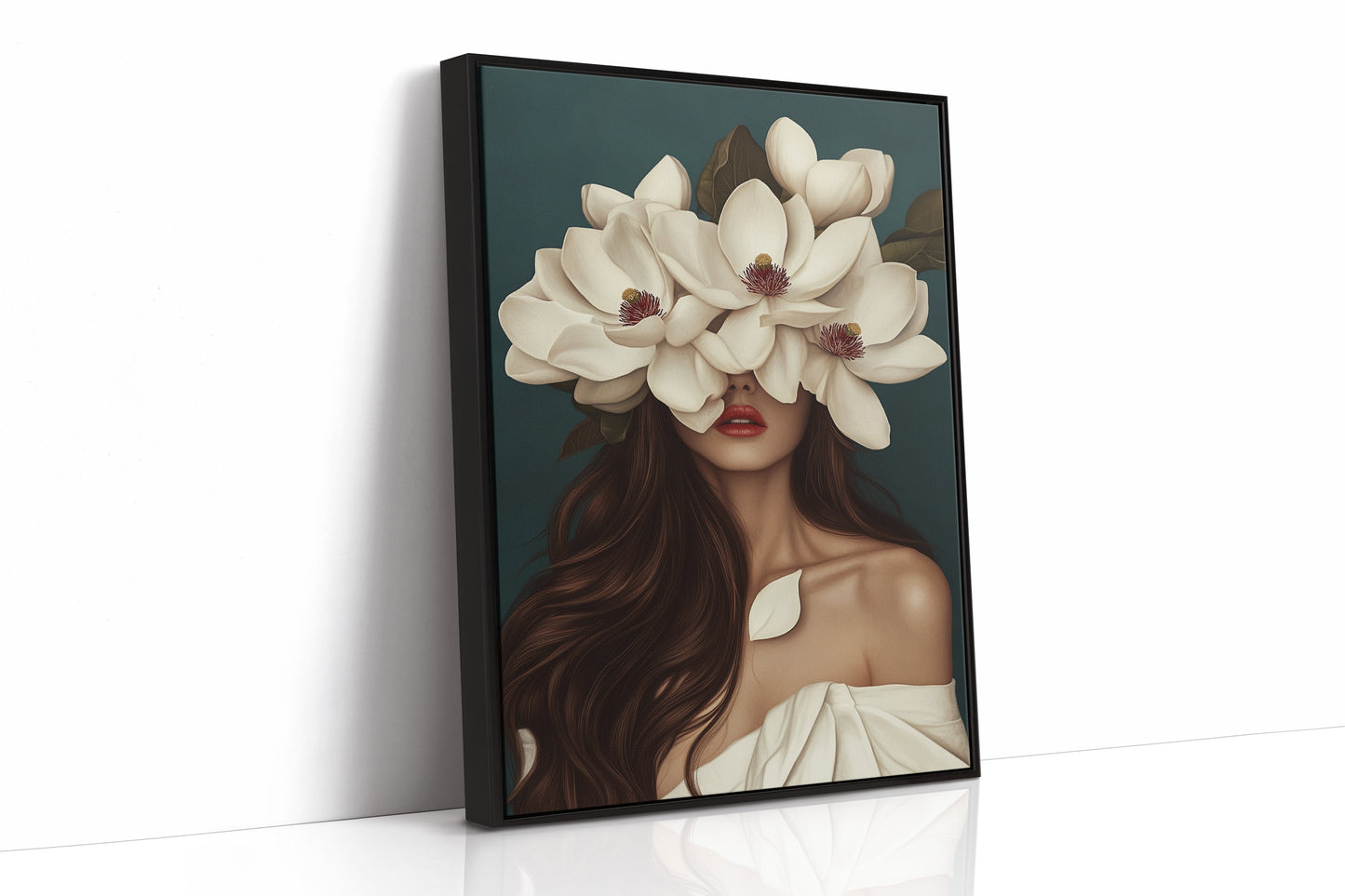 Crowned in Crimson Magnolia