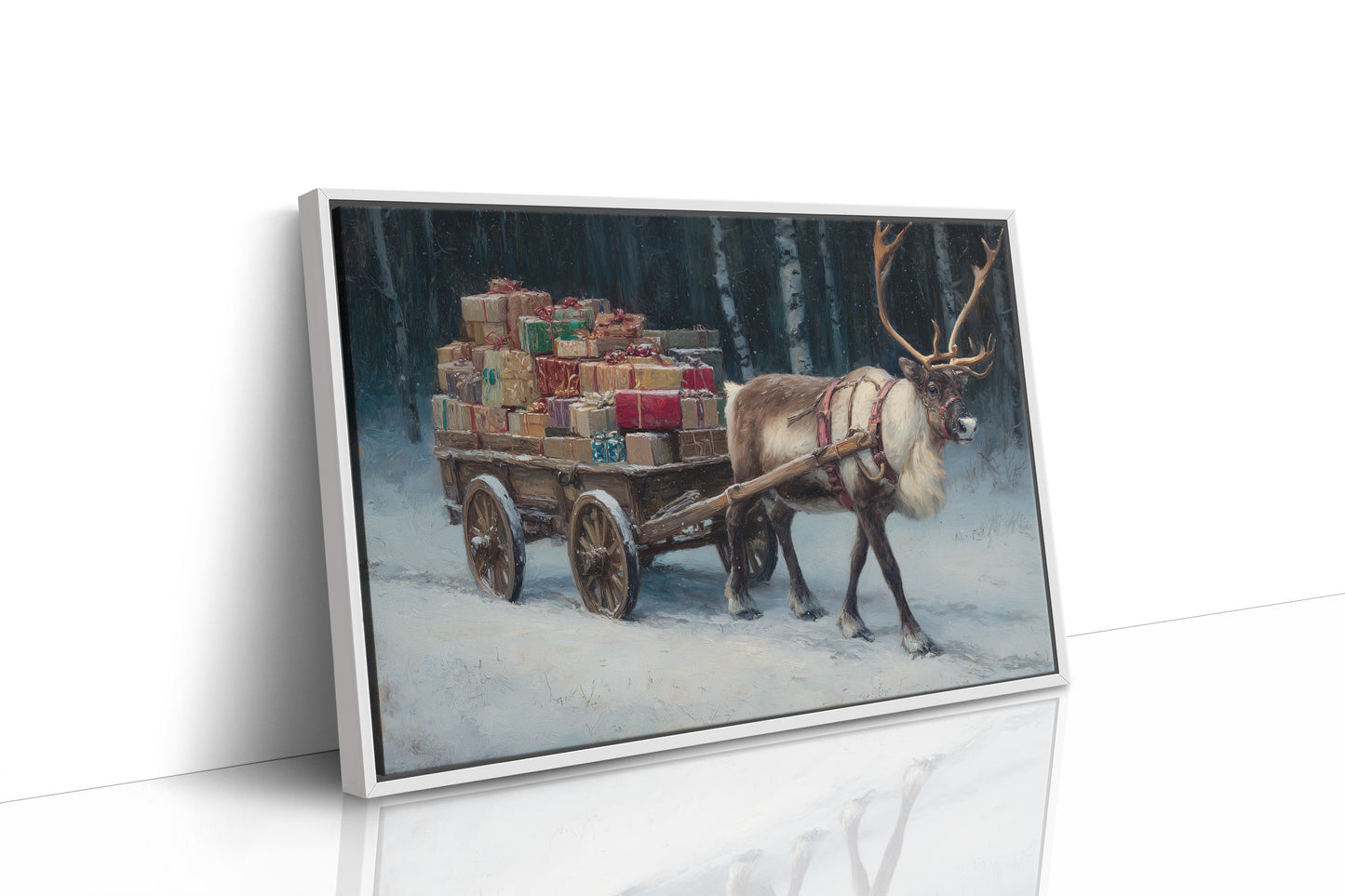 Snow Path Leads To Magic Night