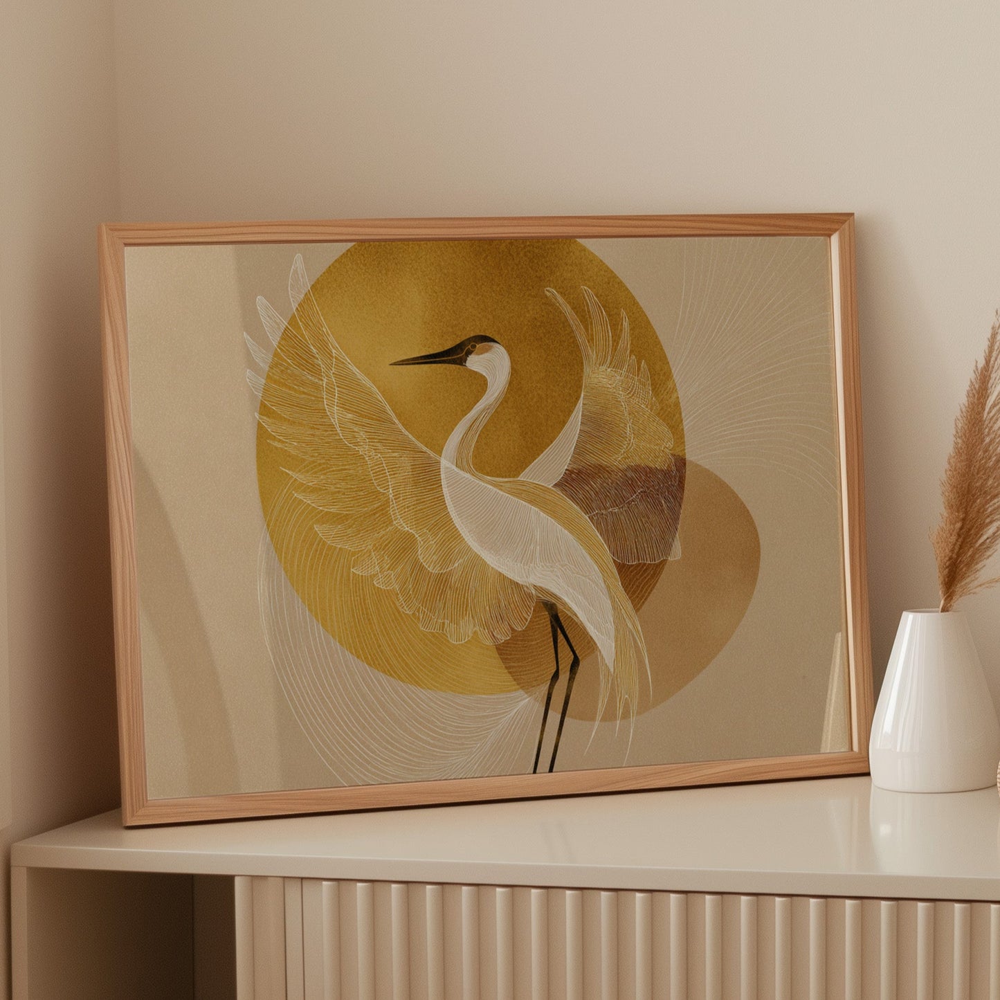 Golden Wings Catch Morning Light