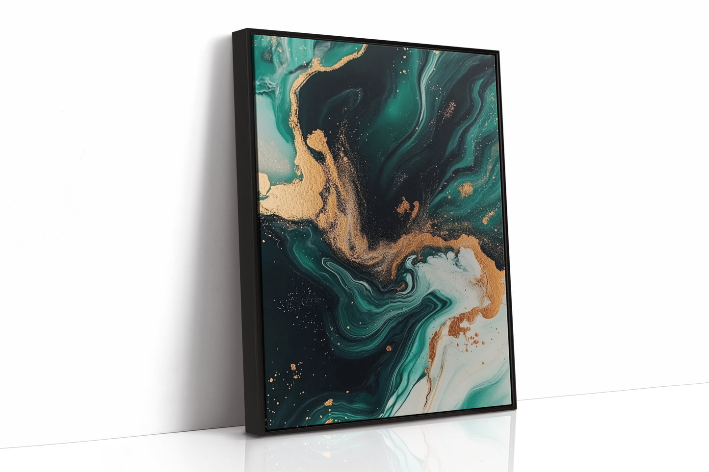 Emerald Flame and Gilded Flow