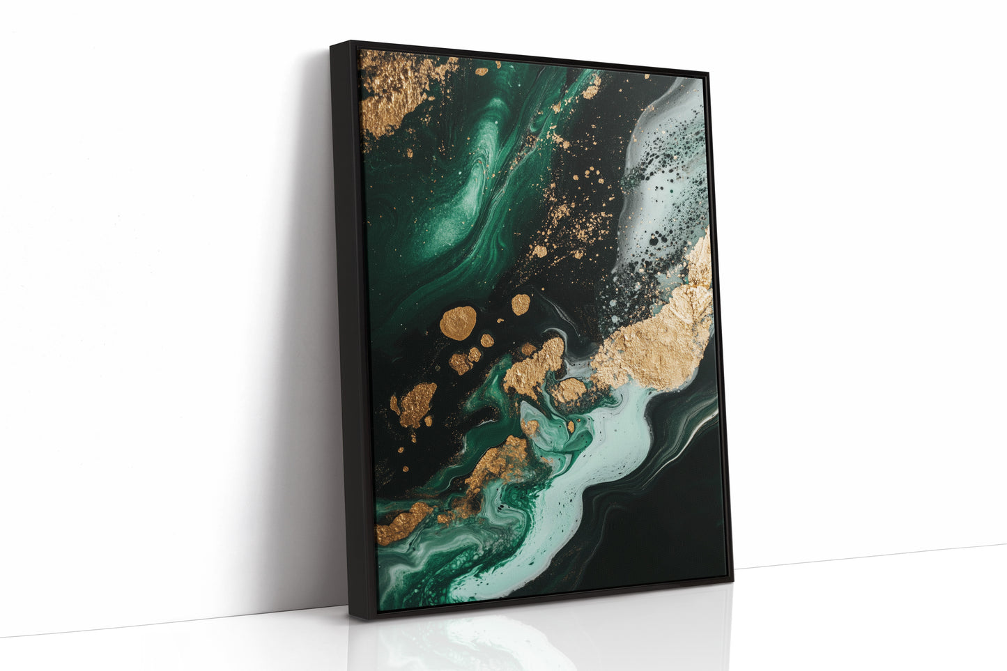 Emerald Rush with Gilded Horizon