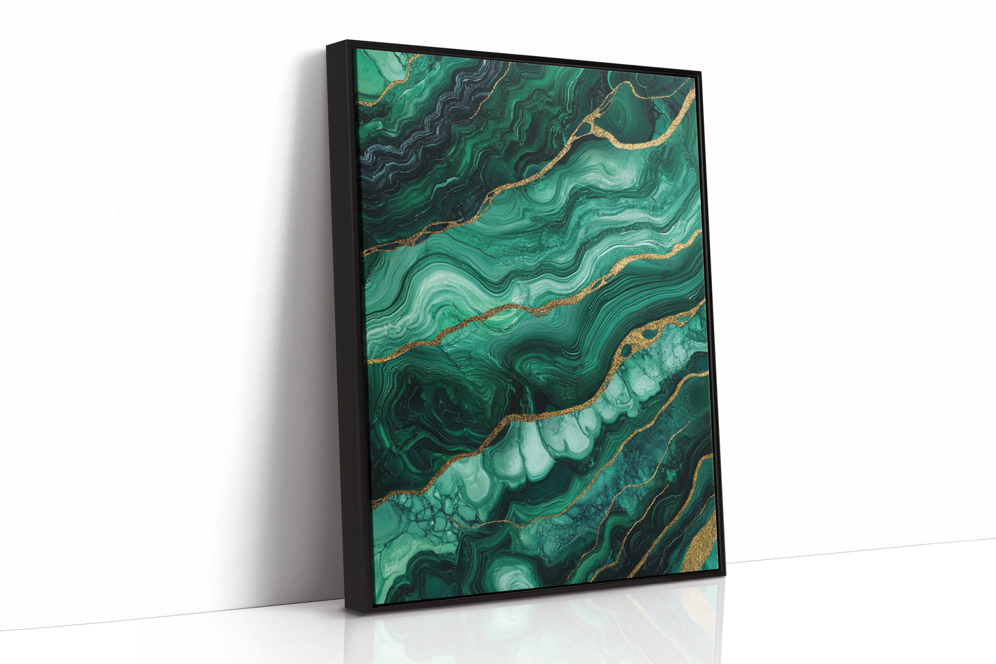 Veins of Emerald and Golden Earth