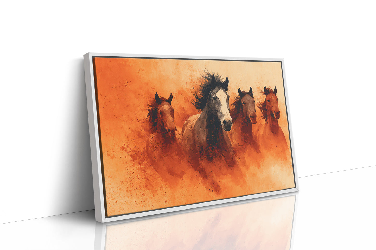 Wild Herd in Amber Dust
