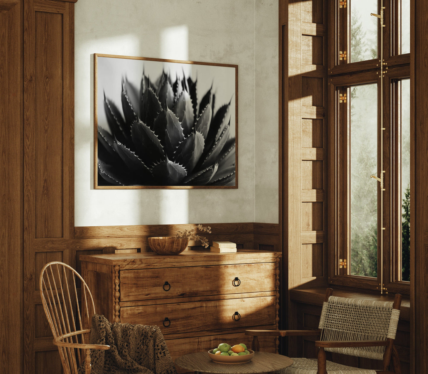 Desert Spines Dance In Moonlight