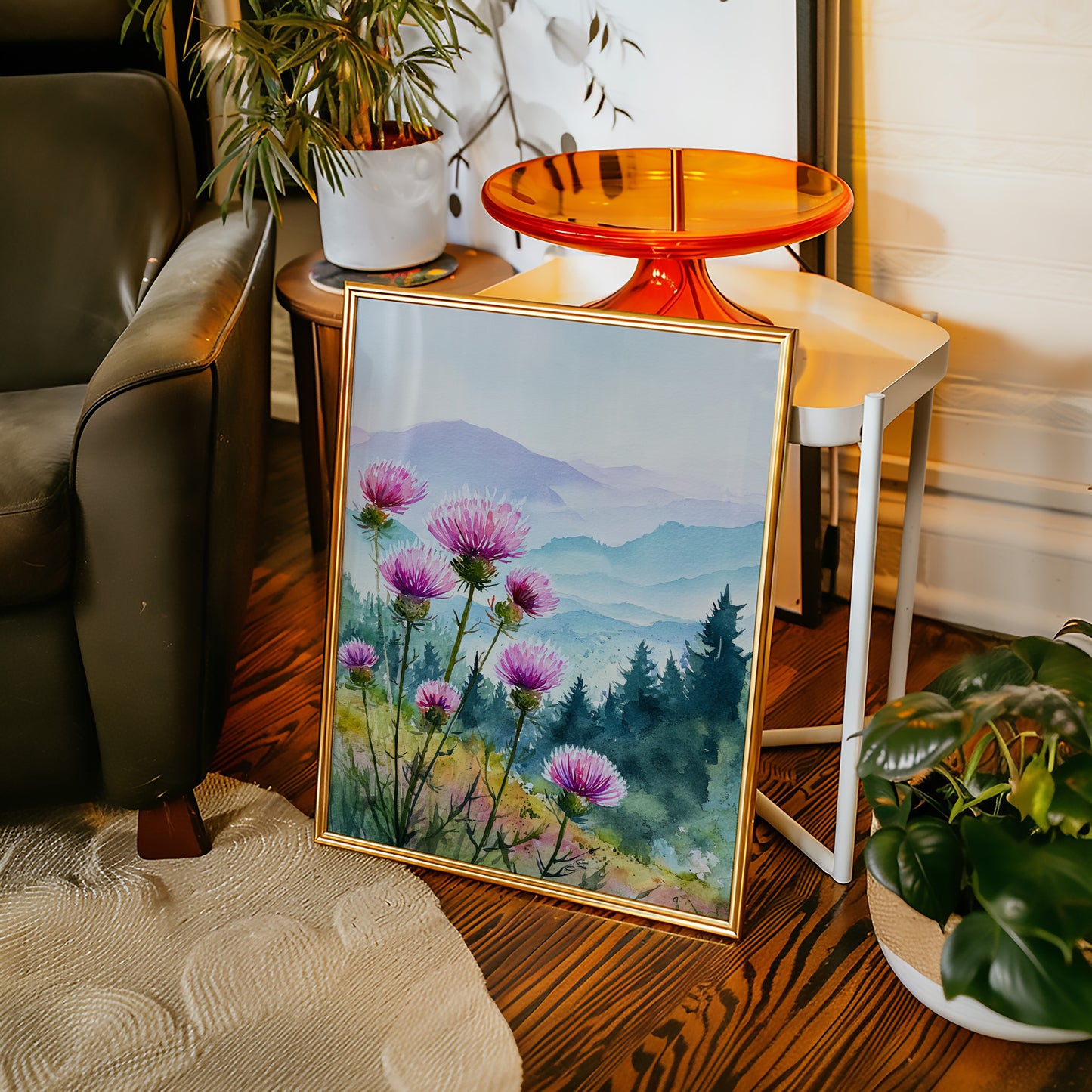 Blooming Hillsides in Morning Light