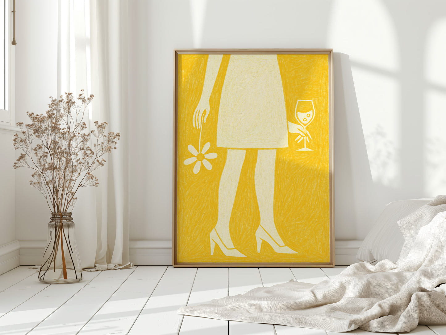 Daisy and Bubbles in Yellow