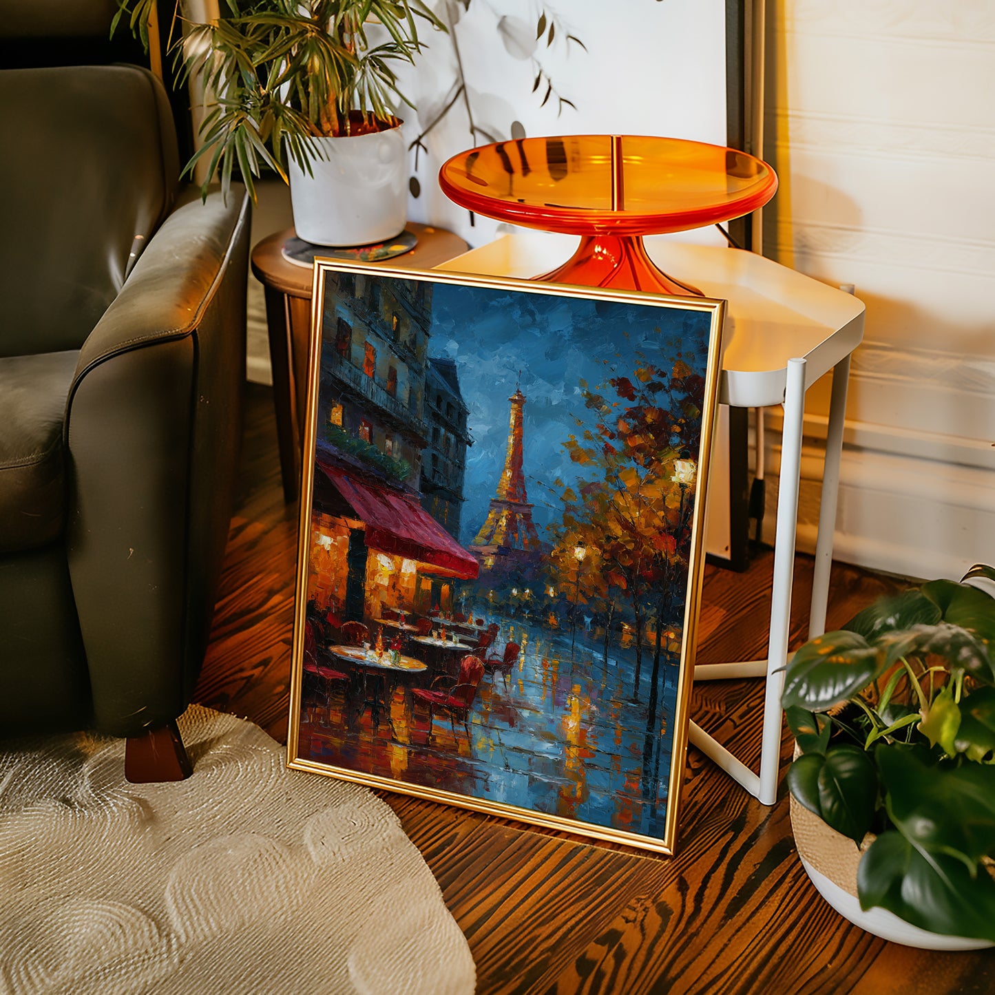 Under Parisian Lanterns' Glow