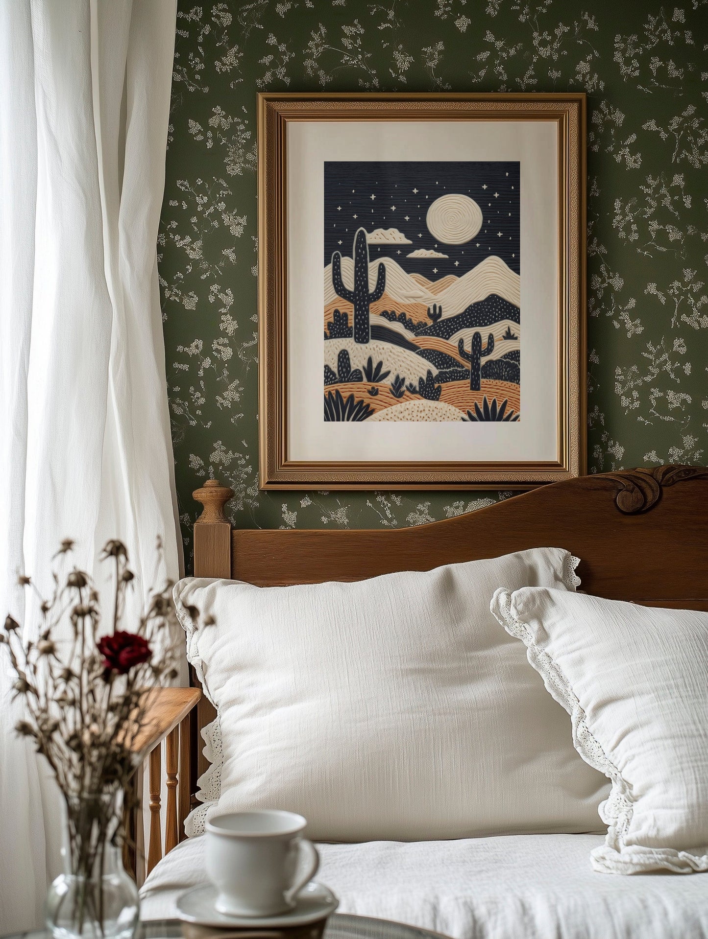 Desert Moonlight Paints Ancient Stories