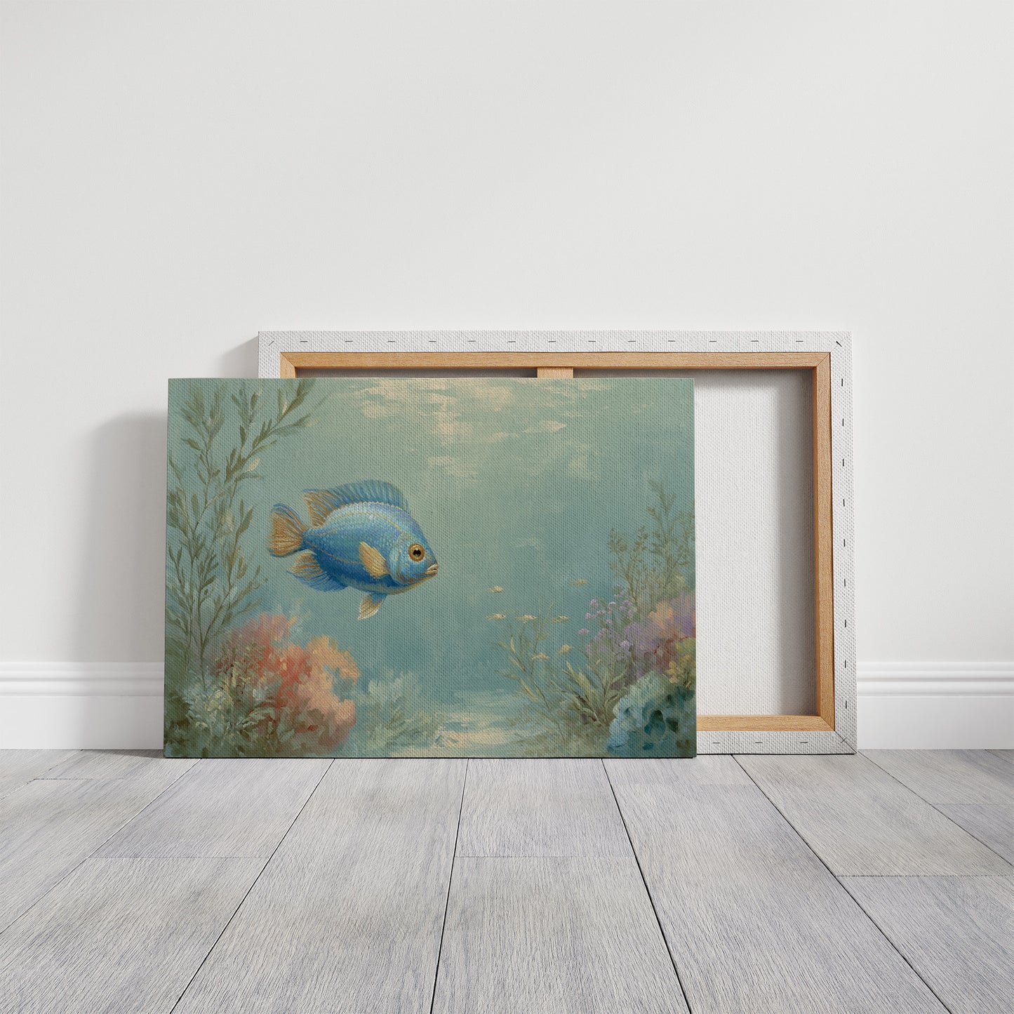 Blue Dancer In Coral Symphony