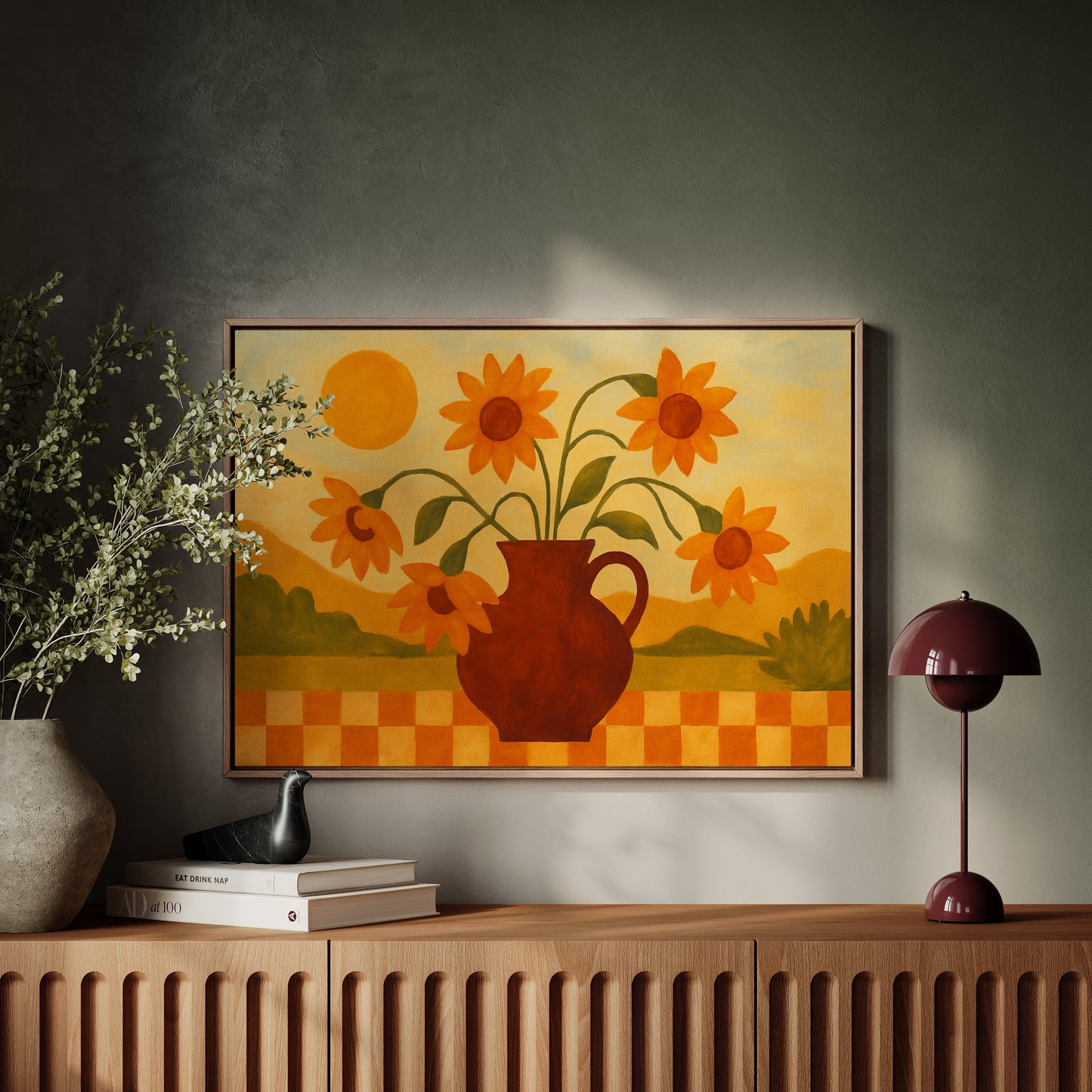 Sunflowers on a Golden Afternoon