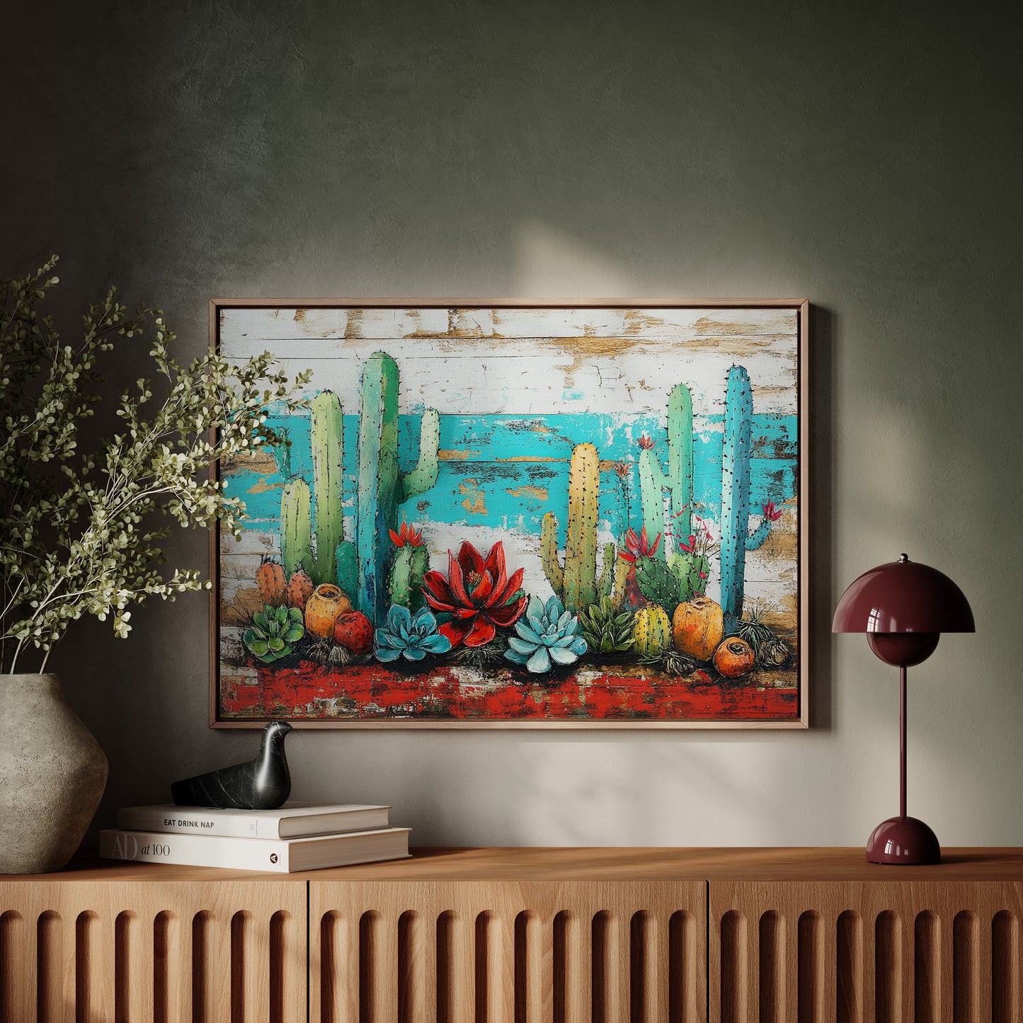 Desert Blooms Paint Turquoise Dreams