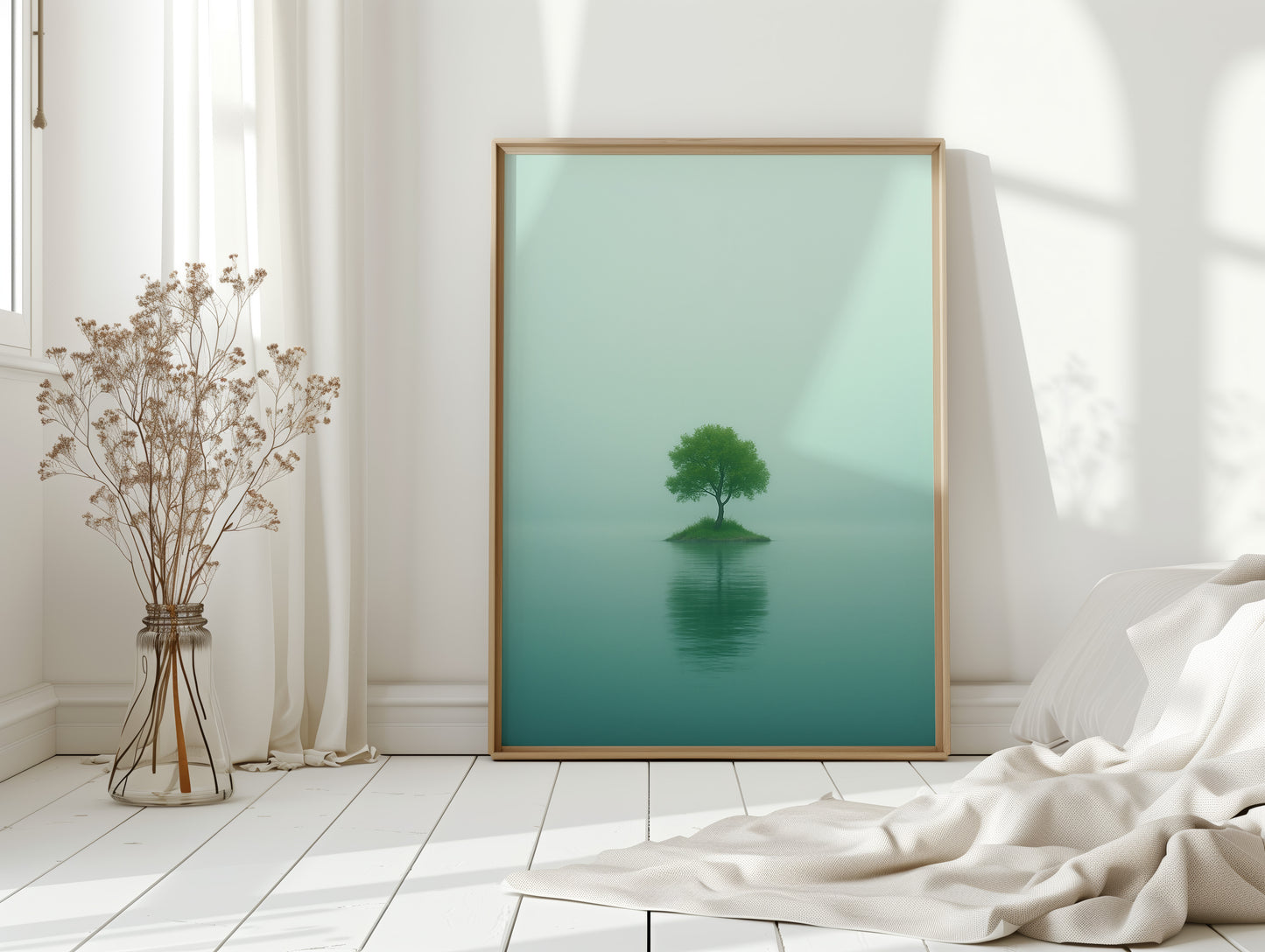 Solitary Tree in Mist