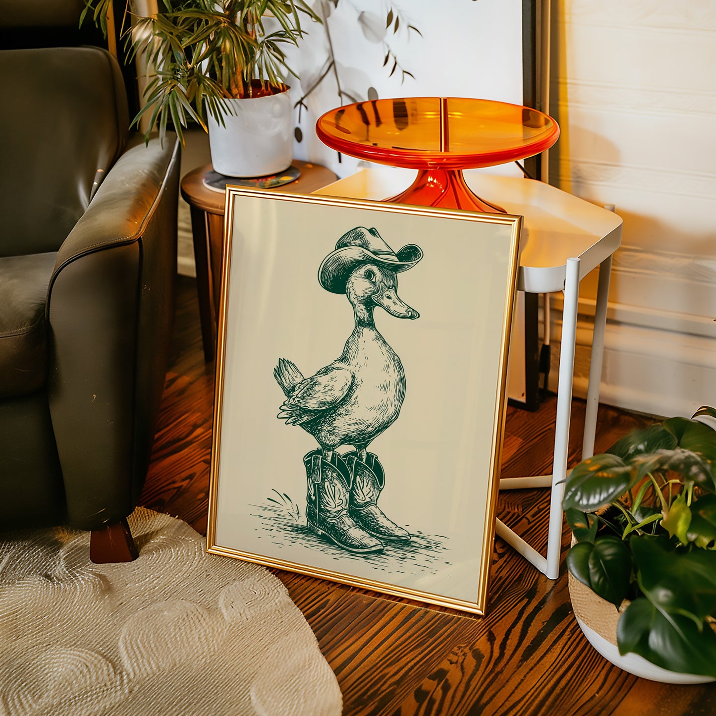 A Duck in Cowboy Boots