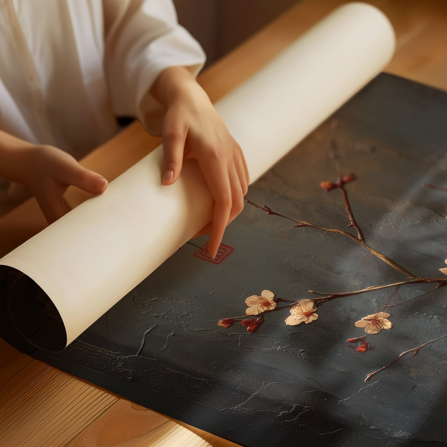 Plum Blossoms Meet City Spirits