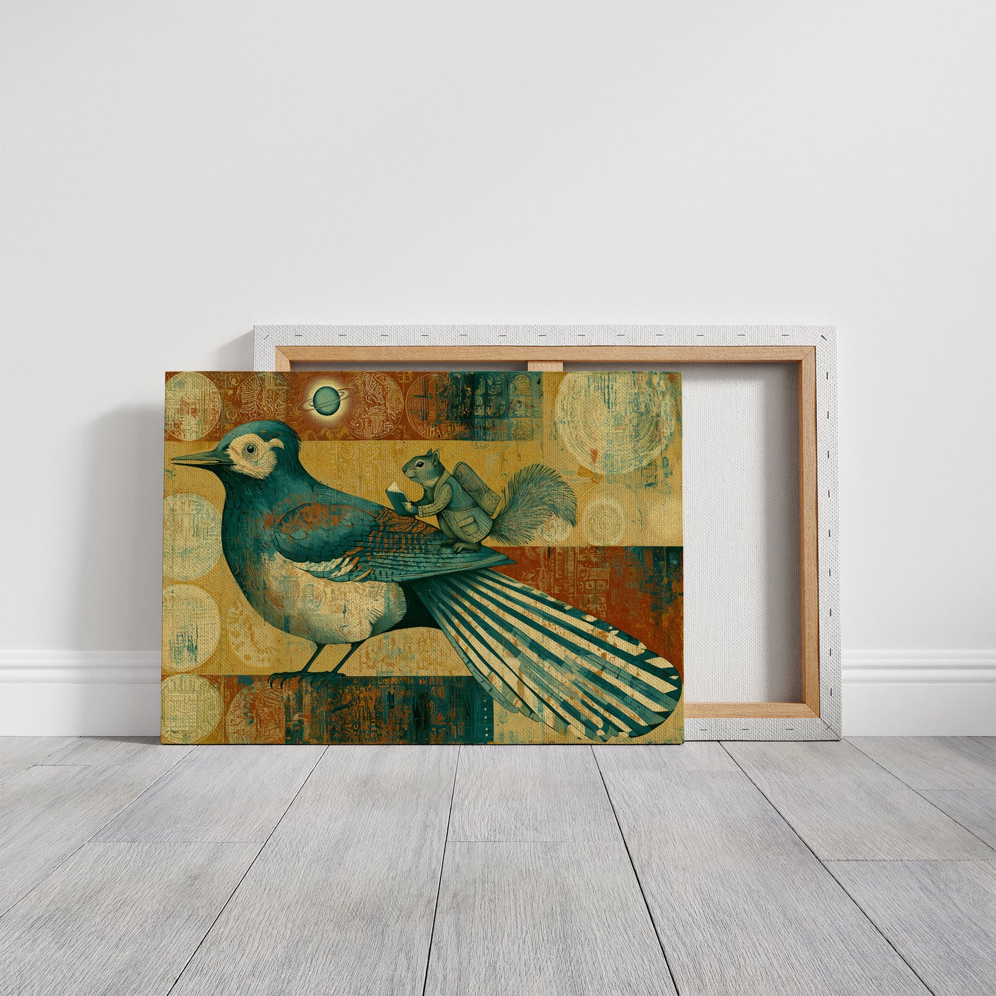 The Squirrel Who Rode a Magpie