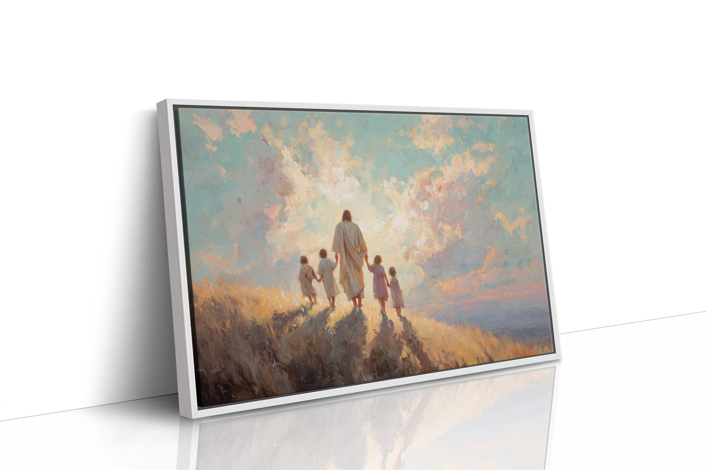 Walking Into Heaven's Painted Light