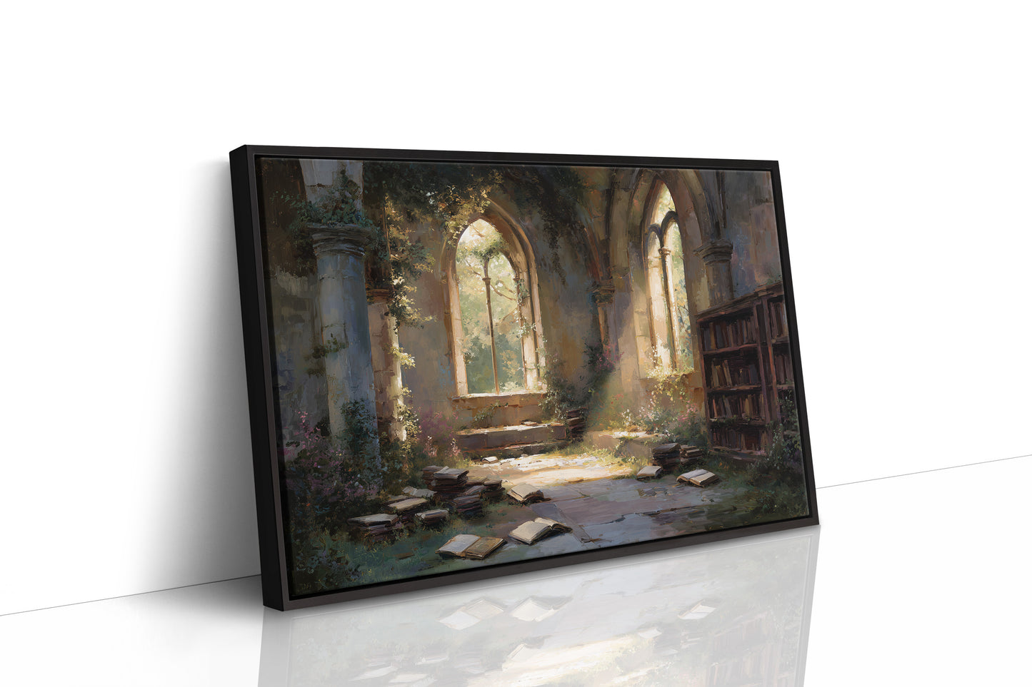 Ancient Pages Bathe In Light