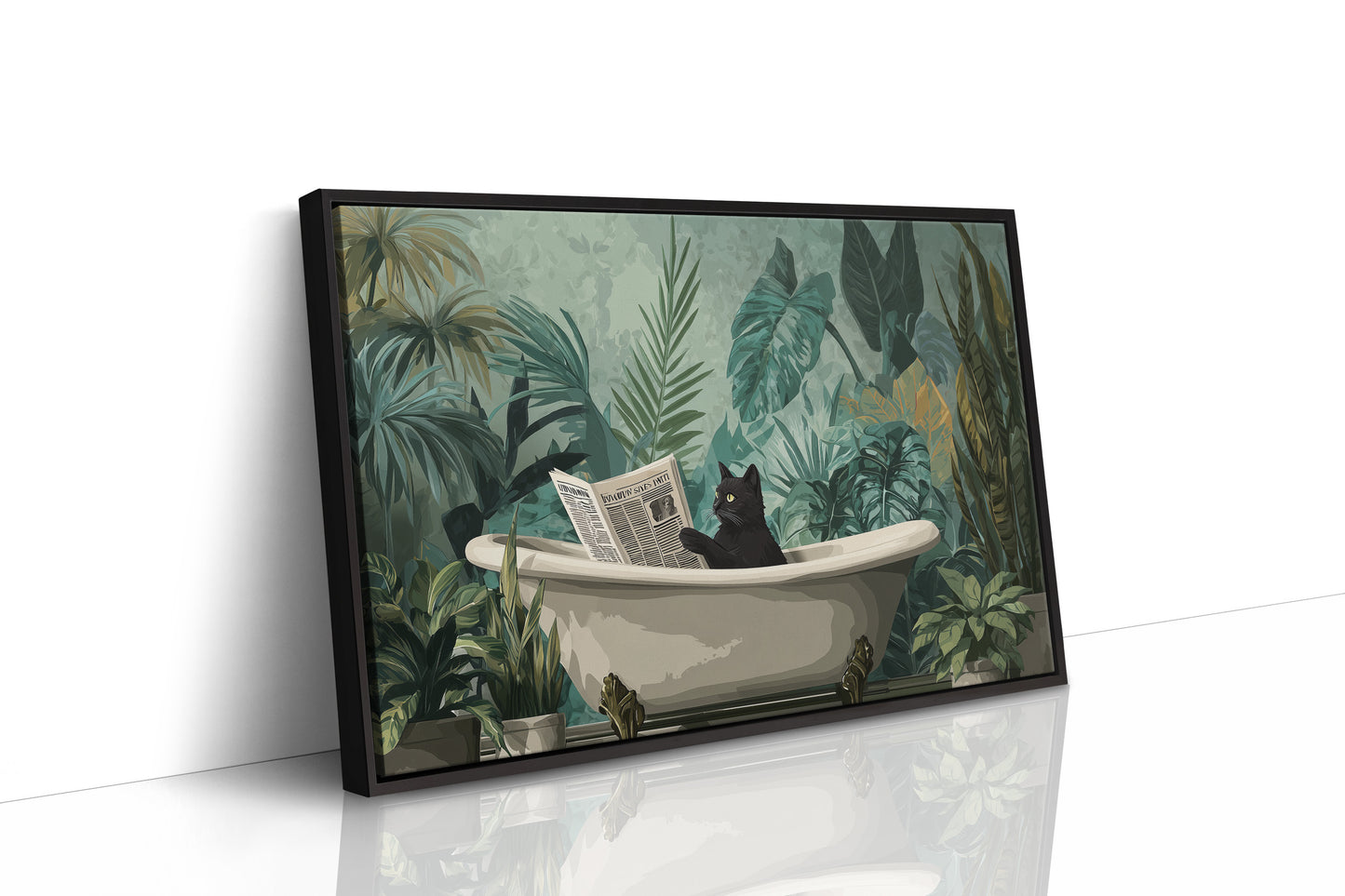Morning News in the Jungle Bath