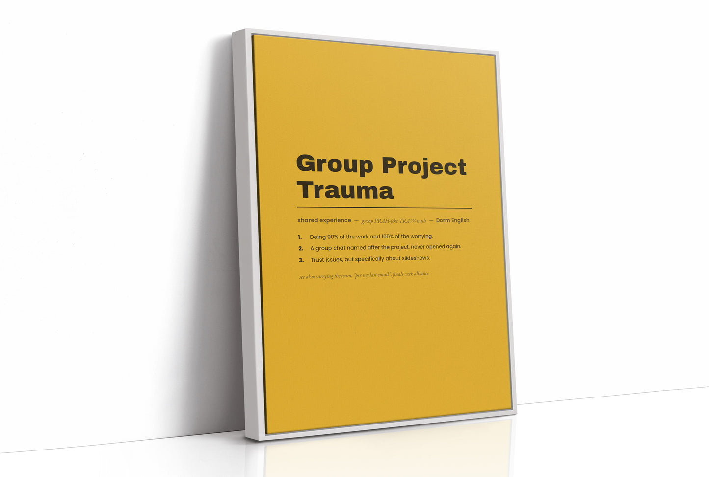 Group Project Trauma