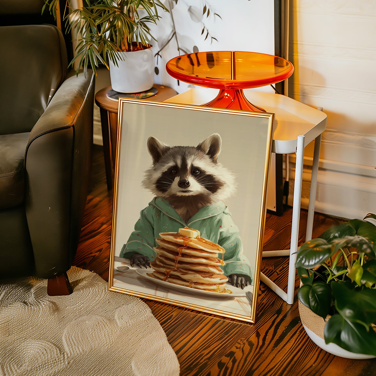 Morning Feast with a Furry Friend