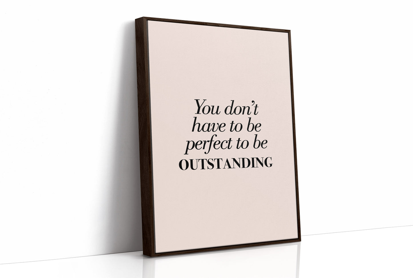You Don’t Have to Be Perfect to Be Outstanding