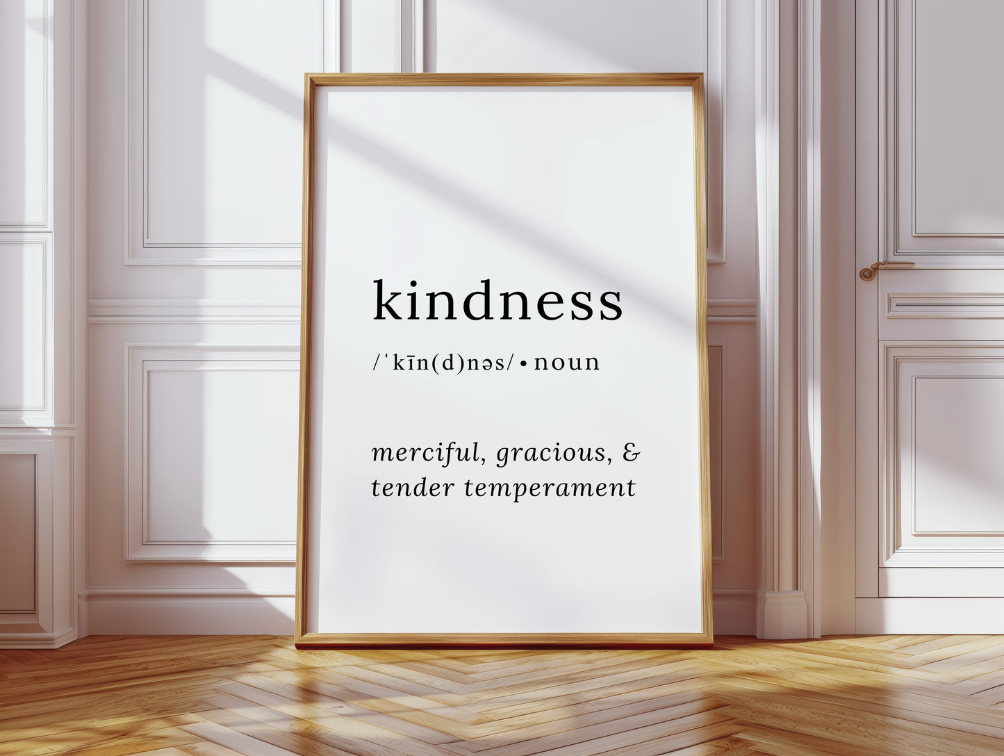 Simple Words Define Gentle Hearts