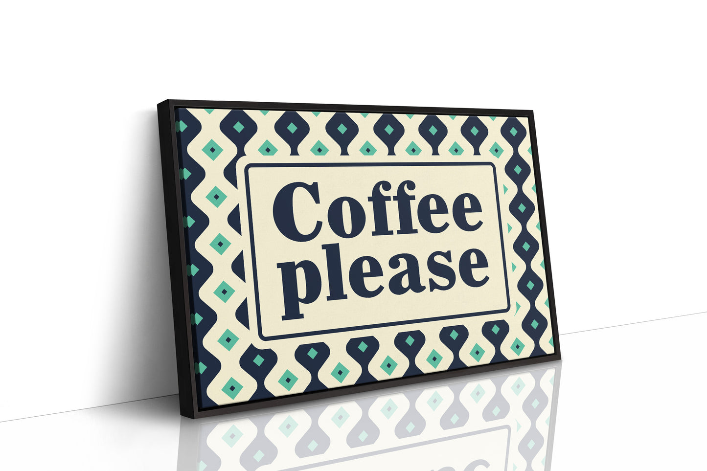 Coffee Please Retro Kitchen Sign