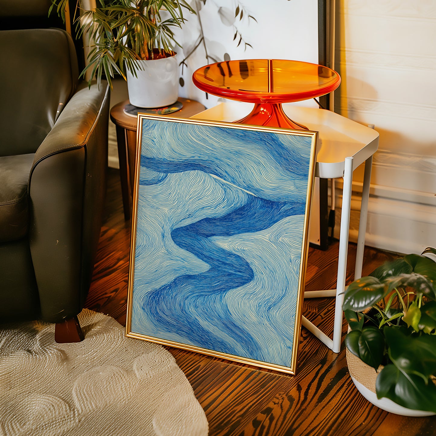 Currents of Blue and White