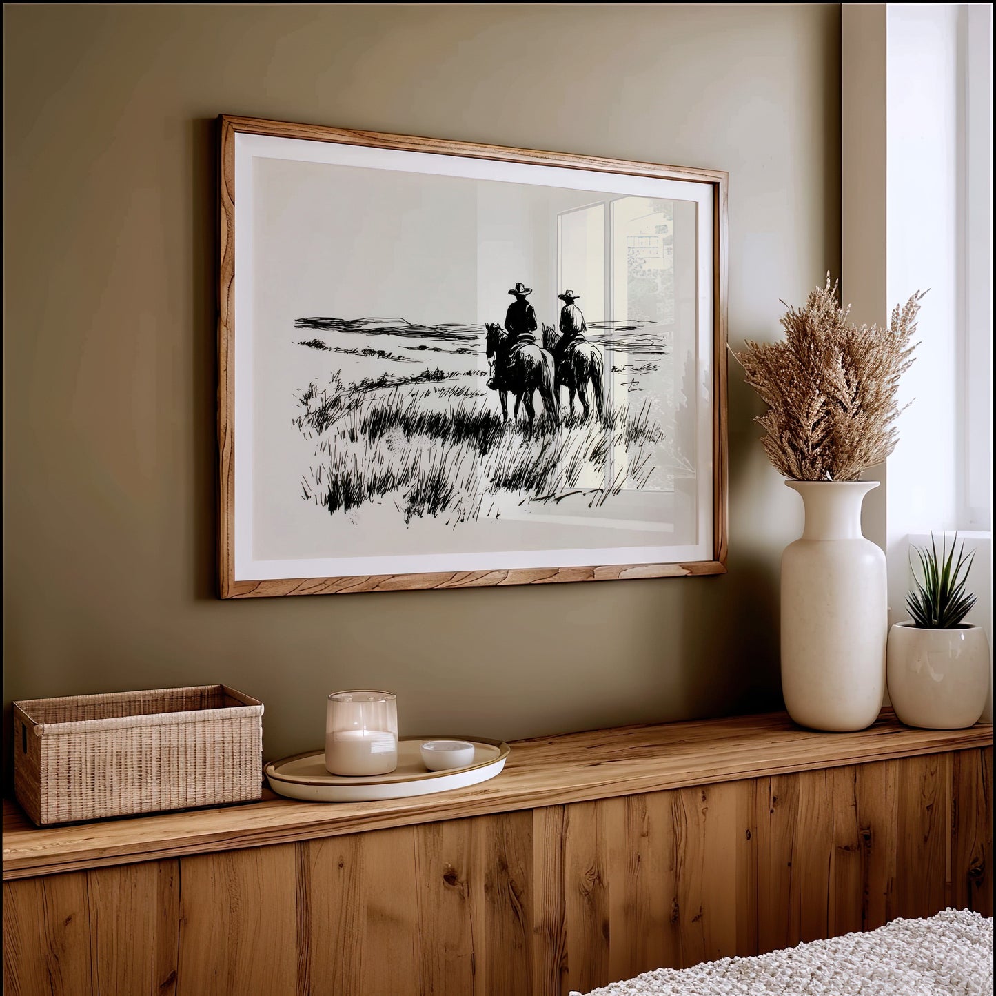 Prairie Grass Remembers Their Hoofbeats