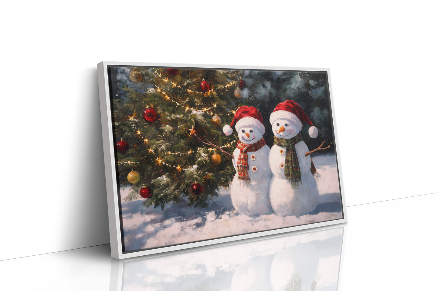 Snow Friends Share Christmas Eve Magic