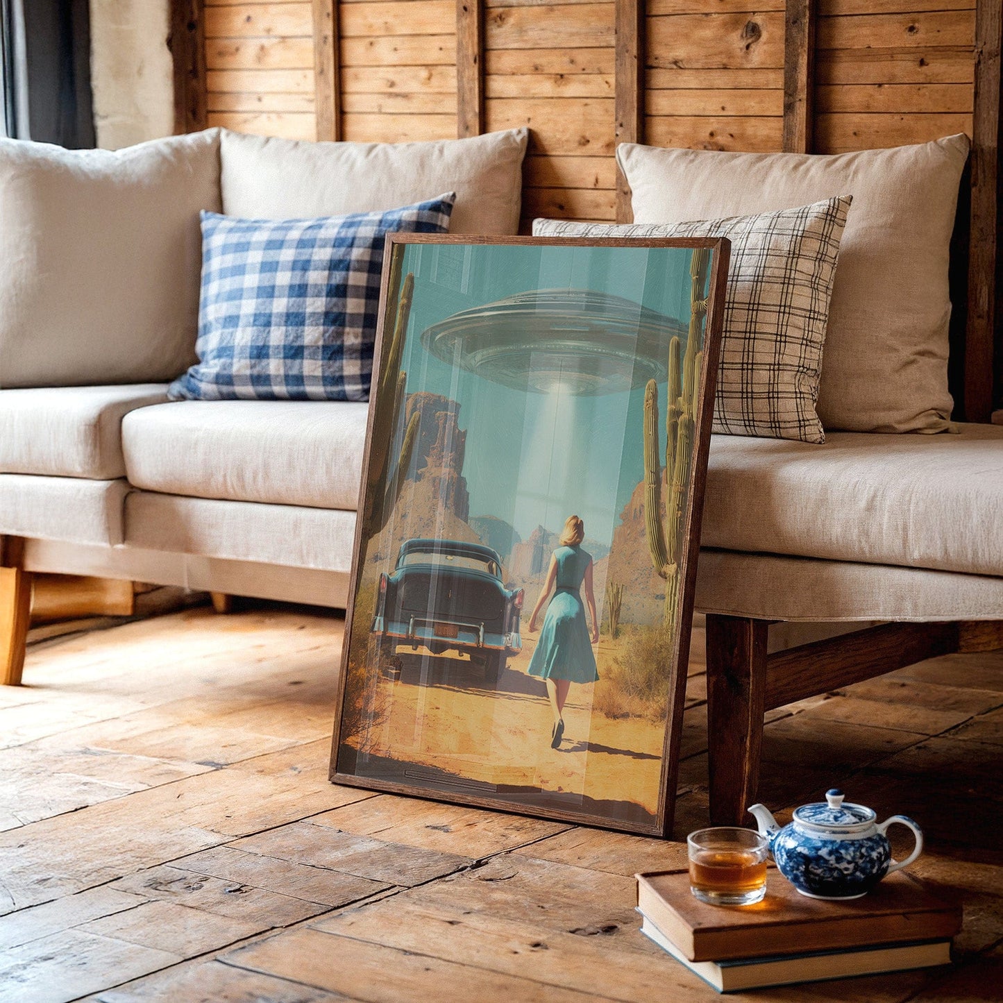 Desert Roads Meet Alien Skies